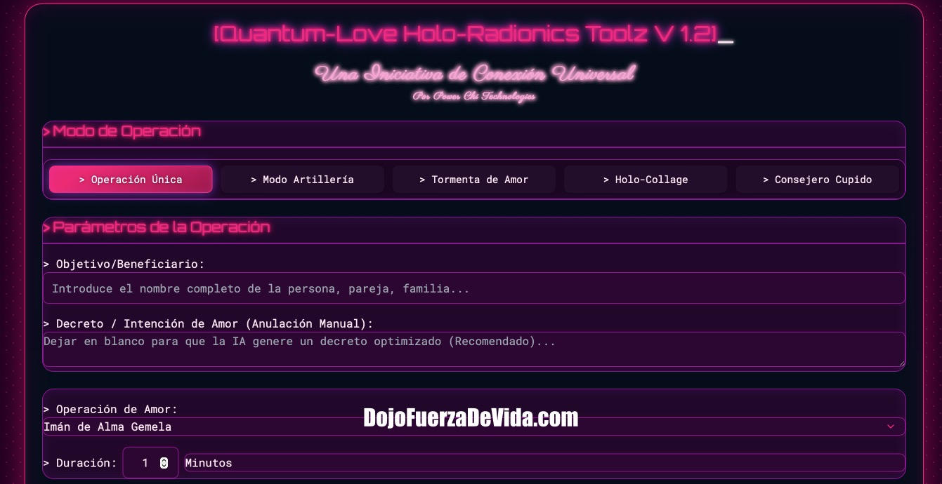programa quantum love holo radionics toolz software radiónico del amor,radiónica cuántica,universo holográfico,inteligencia artificial,relaciones conscientes,sanar heridas emocionales,atraer alma gemela,chakra corazón,software de sanación,manifestar amor,IA radiónica,vibración del amor,frecuencia cuántica,decreetos para el amor,software espiritual,Quantum Love,herramienta energética,conexión espiritual,Fire Toolz,operaciones radiónicas de amor,software de pareja,energía cuántica,guía espiritual digital,sanar vínculos familiares,sanar relaciones tóxicas,nueva era tecnología espiritual,holograma del amor,chakra del corazón activado