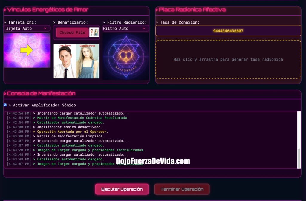 software radiónico del amor,radiónica cuántica,universo holográfico,inteligencia artificial,relaciones conscientes,sanar heridas emocionales,atraer alma gemela,chakra corazón,software de sanación,manifestar amor,IA radiónica,vibración del amor,frecuencia cuántica,decreetos para el amor,software espiritual,Quantum Love,herramienta energética,conexión espiritual,Fire Toolz,operaciones radiónicas de amor,software de pareja,energía cuántica,guía espiritual digital,sanar vínculos familiares,sanar relaciones tóxicas,nueva era tecnología espiritual,holograma del amor,chakra del corazón activado