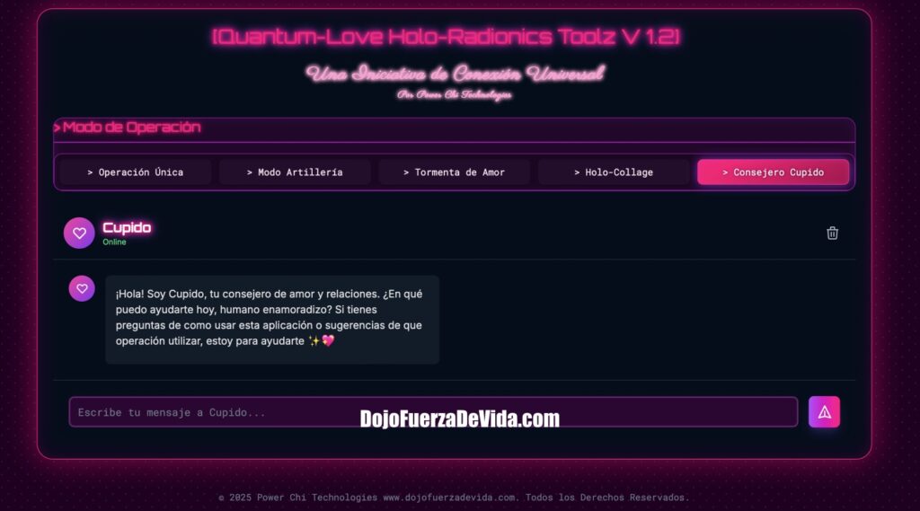 software radiónico del amor,radiónica cuántica,universo holográfico,inteligencia artificial,relaciones conscientes,sanar heridas emocionales,atraer alma gemela,chakra corazón,software de sanación,manifestar amor,IA radiónica,vibración del amor,frecuencia cuántica,decreetos para el amor,software espiritual,Quantum Love,herramienta energética,conexión espiritual,Fire Toolz,operaciones radiónicas de amor,software de pareja,energía cuántica,guía espiritual digital,sanar vínculos familiares,sanar relaciones tóxicas,nueva era tecnología espiritual,holograma del amor,chakra del corazón activado