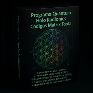 Quantum Holo Radionics Códigos Matrix Toolz,programa radiónico cuántico,software radiónica holográfica,operaciones radiónicas Matrix,geometría sagrada cuántica,universo holográfico,filtros radiónicos,modo artillería,editor de collages cuánticos,asistente AI radiónico,tarjeta chi,software metafísico,manifestación cuántica,programación subconsciente holográfica,operaciones energéticas Matrix,karl welz,poderchi.com,ley de atraccion,hack la matrix,fire toolz,programa radionico,programa de manifestacion,programa ley de atraccion,dojo fuerza de vida
