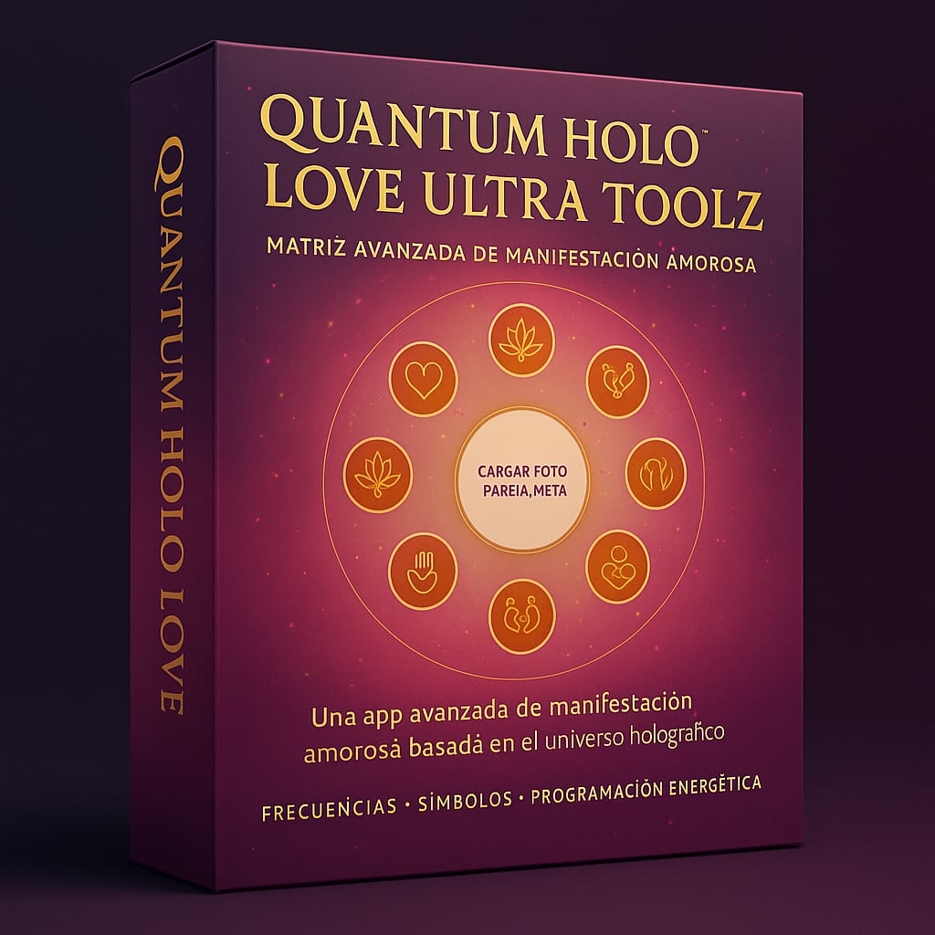 Quantum Holo Love Ultra Toolz,manifestación del amor,universo holográfico,radionica cuántica,Fire Toolz,software de manifestación amorosa,atraer pareja,sanar relaciones,amor propio multidimensional,alma gemela,sincronías románticas,energía del amor,relaciones conscientes,magia cuántica del amor,radiónica holográfica,frecuencia del amor,manifestar matrimonio,armonización de pareja,sanar corazón,romper patrones tóxicos,magnetismo afectivo,rituales de amor,tecnología espiritual,metafísica del amor,programación cuántica emocional,manifestación consciente,software espiritual de amor