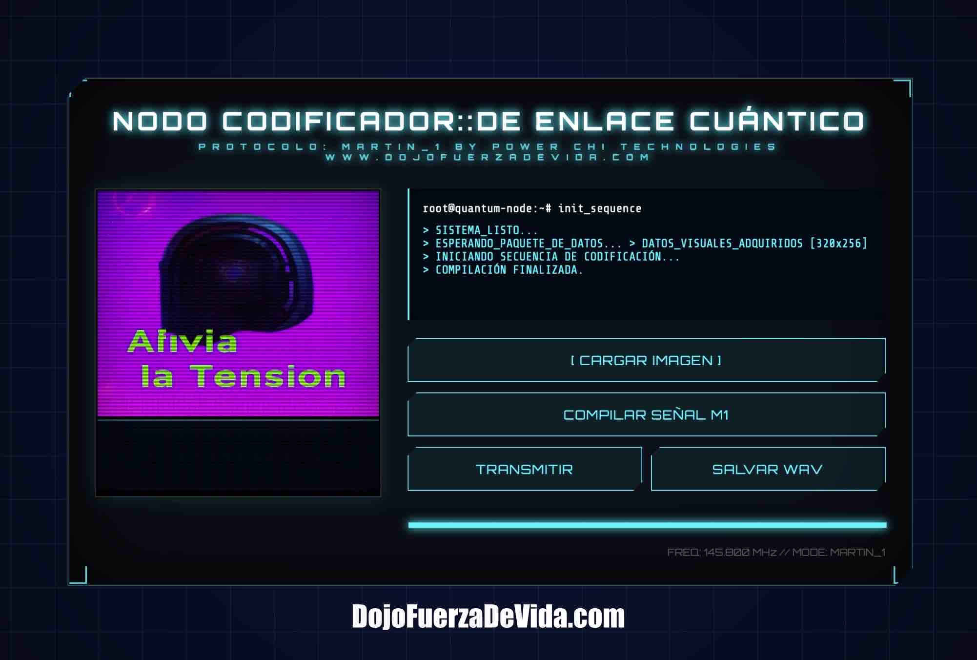 programa codificador de enlaces cuanticos