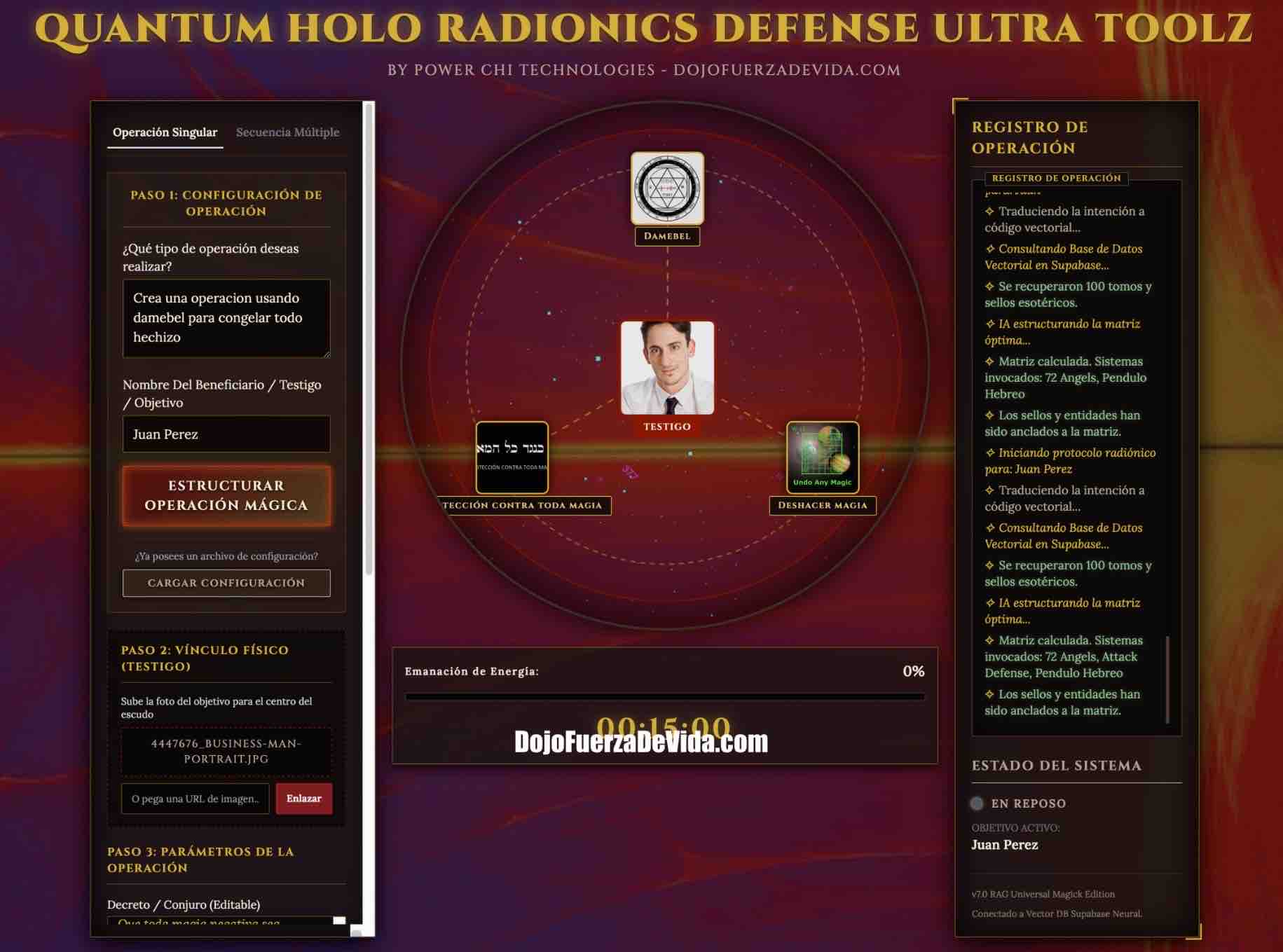 Quantum Holo Radionics Defense Ultra Toolz,software radiónico,inteligencia artificial esotérica,defensa espiritual,protección energética,magia RAG,radiónica cuántica,contraataque mágico,limpieza áurica,metafísica avanzada,radiónica con IA,escudos energéticos,sellos esotéricos,Power Chi Technologies,manifestación cuántica