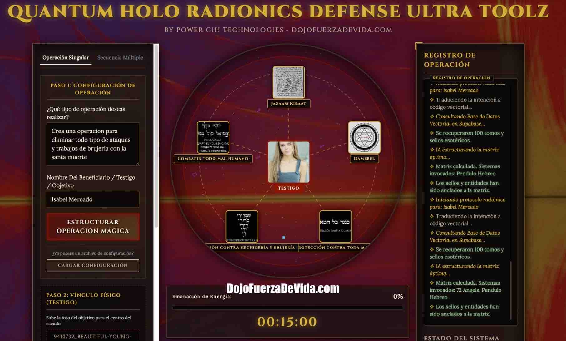 quantum holo radionics defense ultra toolz