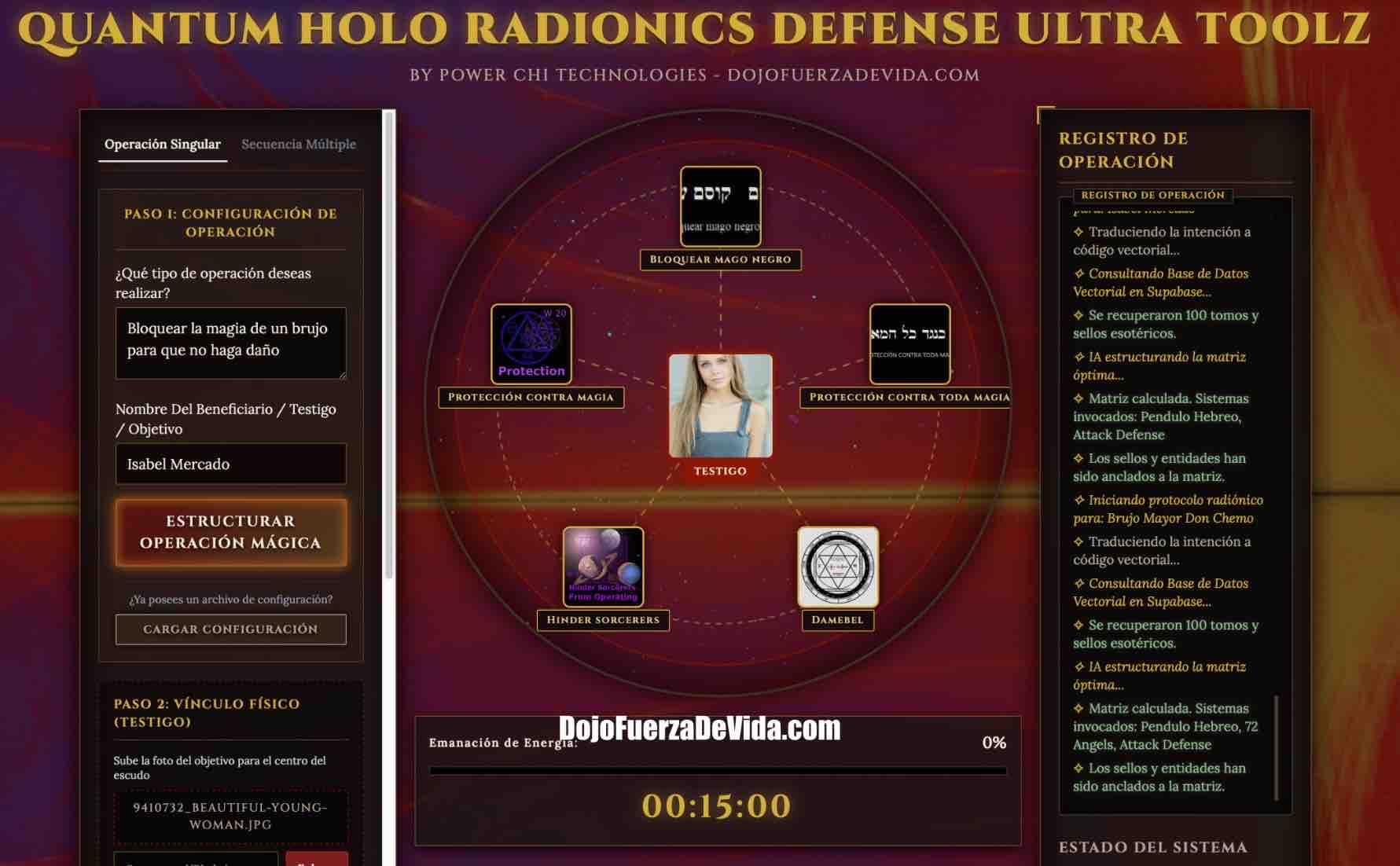 quantum holo radionics defense ultra toolz