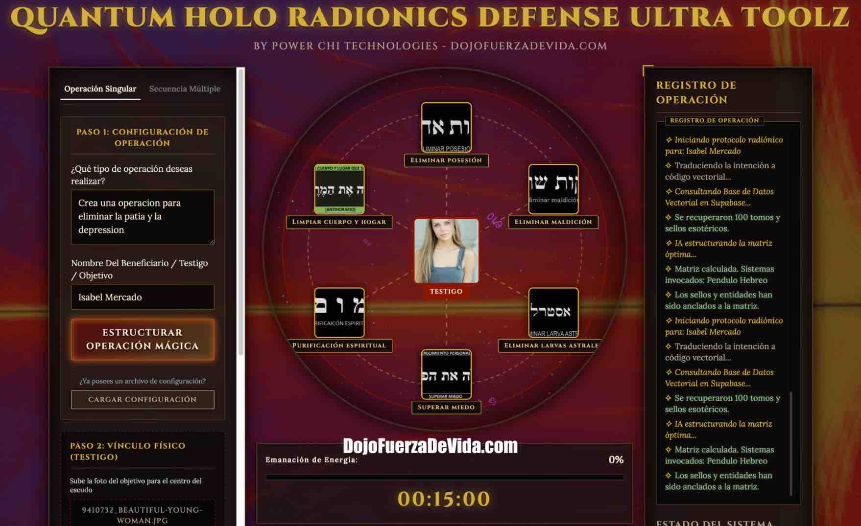 quantum holo radionics defense ultra toolz