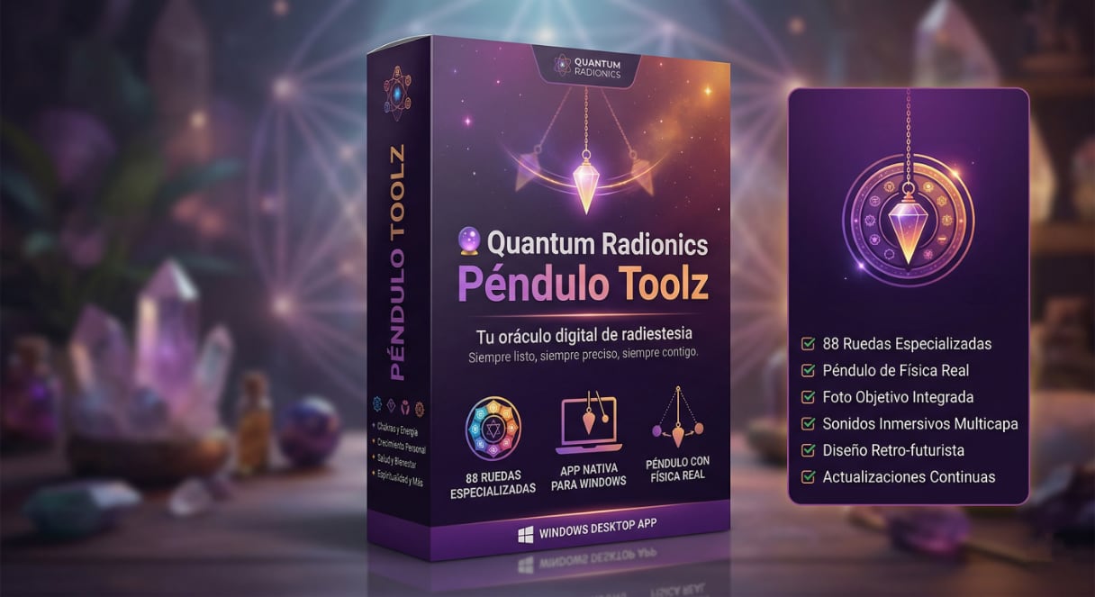 radiestesia digital,quantum radionics,péndulo virtual,software de radiestesia,péndulo toolz,péndulo hebreo digital,sanación energética,72 nombres de dios,biómetro de bovis,chakras,terapias holísticas,oráculo digital,radiónica windows,flores de bach,limpieza energética,péndulo para pc