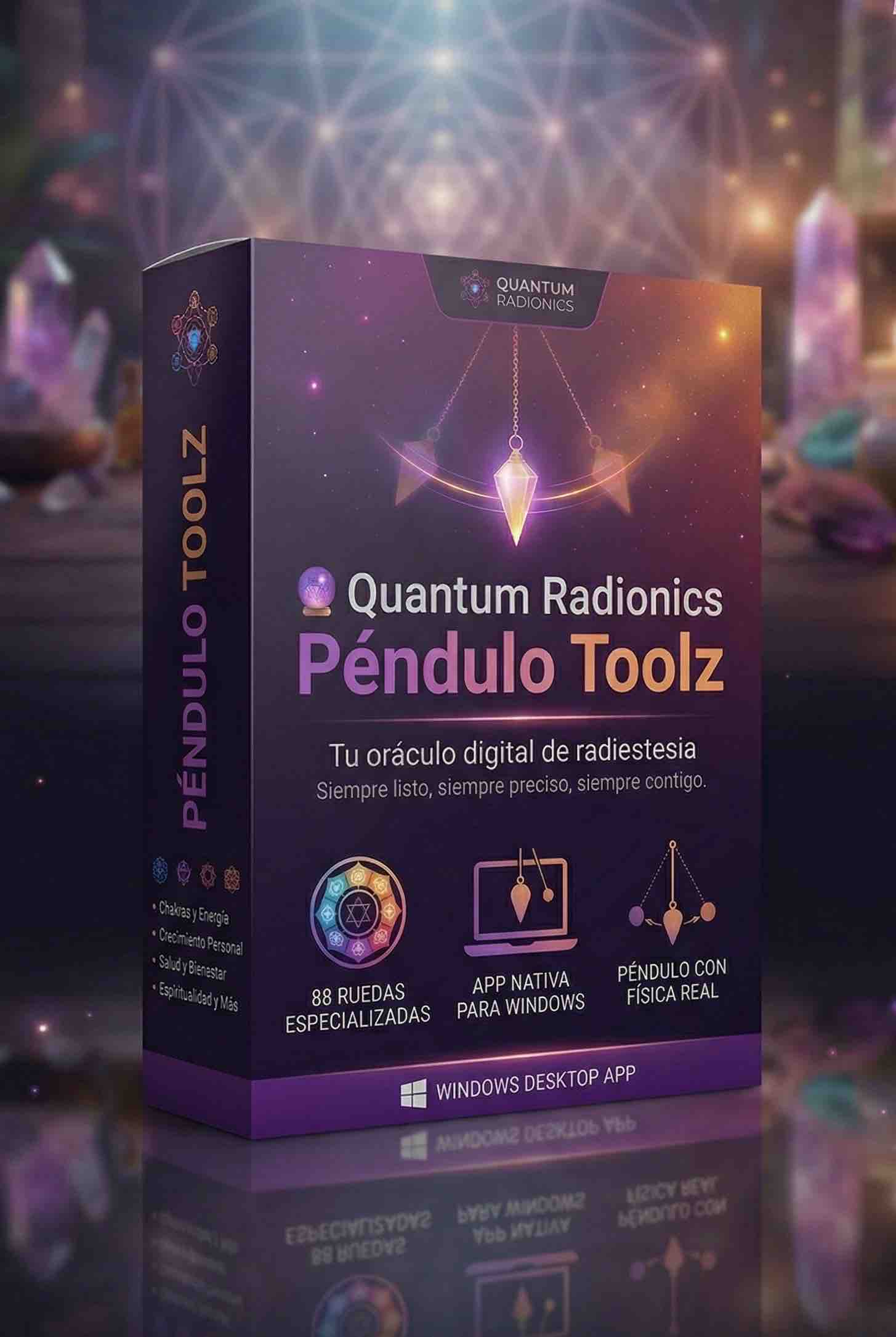 radiestesia digital,quantum radionics,péndulo virtual,software de radiestesia,péndulo toolz,péndulo hebreo digital,sanación energética,72 nombres de dios,biómetro de bovis,chakras,terapias holísticas,oráculo digital,radiónica windows,flores de bach,limpieza energética,péndulo para pc