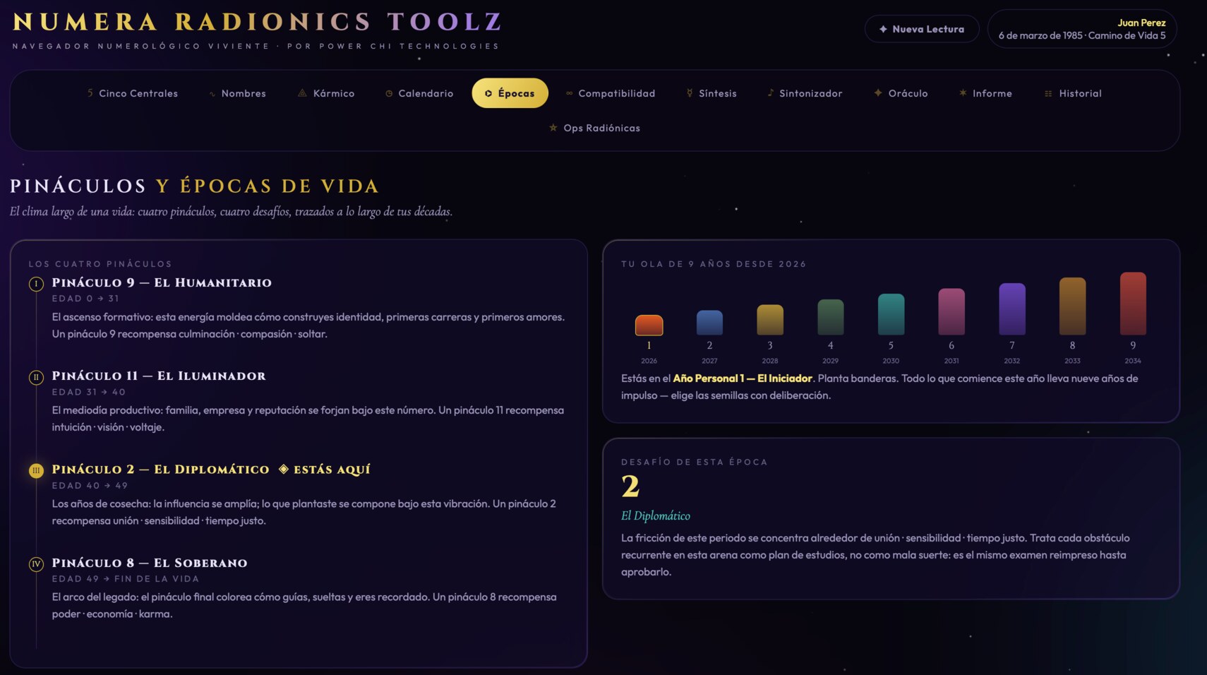 Numera Radionics Toolz,software de numerología,numerología avanzada,numerología radiónica,radionica numerologica,app numerologica,programa de numerología,numerología con IA,inteligencia artificial esotérica,operaciones radiónicas,software radiónico,radionica espiritual,carta numerológica,camino de vida,número de destino,número del alma,compatibilidad numerológica,calendario numerológico,ciclos personales,pináculos numerológicos,deudas kármicas,nombres numerológicos,optimización de nombres,frecuencias solfeggio,oráculo IA,manifestación radiónica,metafísica digital,software esotérico,herramientas holísticas,Dojo Fuerza de Vida