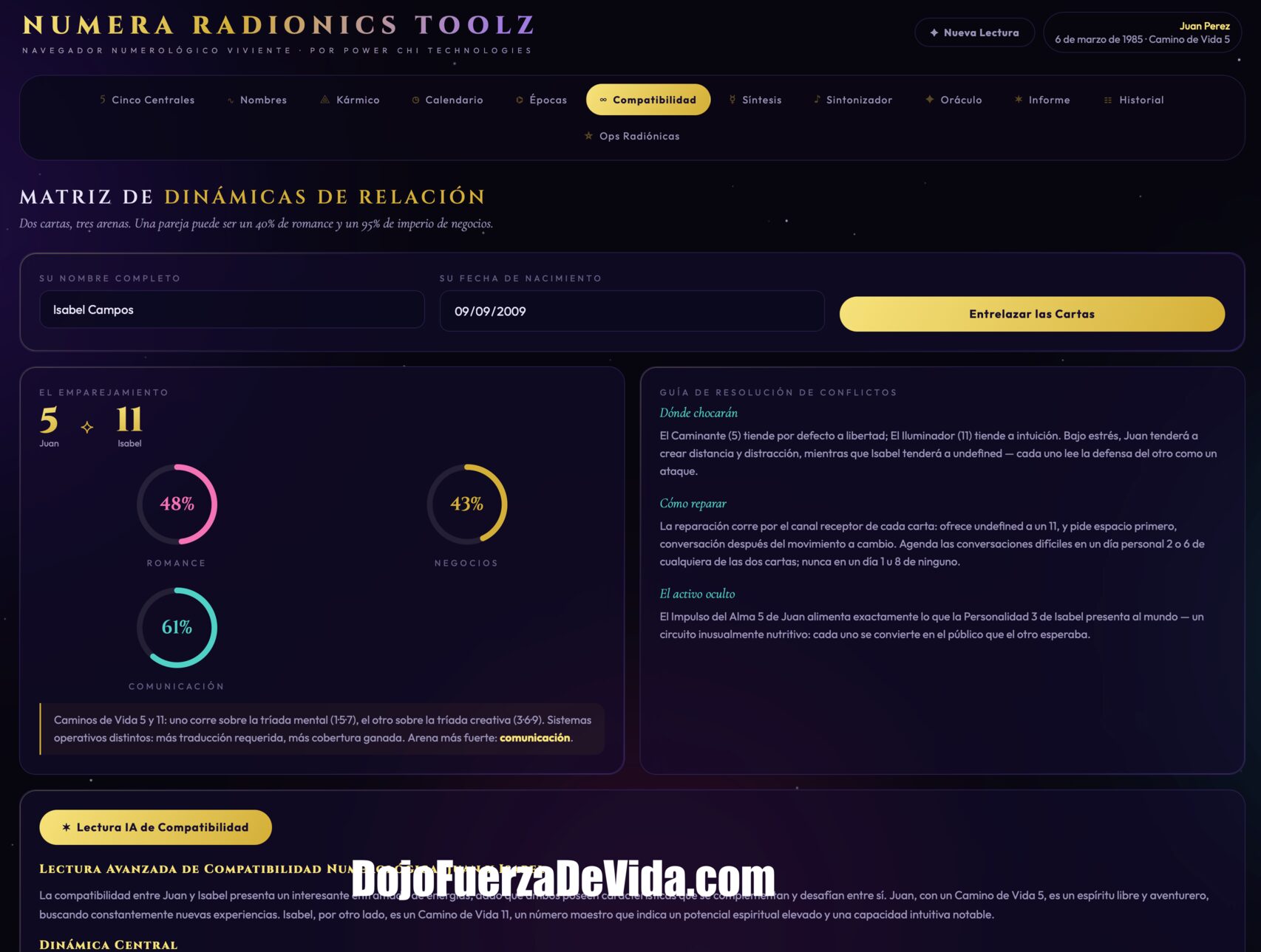 Numera Radionics Toolz,software de numerología,numerología avanzada,numerología radiónica,radionica numerologica,app numerologica,programa de numerología,numerología con IA,inteligencia artificial esotérica,operaciones radiónicas,software radiónico,radionica espiritual,carta numerológica,camino de vida,número de destino,número del alma,compatibilidad numerológica,calendario numerológico,ciclos personales,pináculos numerológicos,deudas kármicas,nombres numerológicos,optimización de nombres,frecuencias solfeggio,oráculo IA,manifestación radiónica,metafísica digital,software esotérico,herramientas holísticas,Dojo Fuerza de Vida