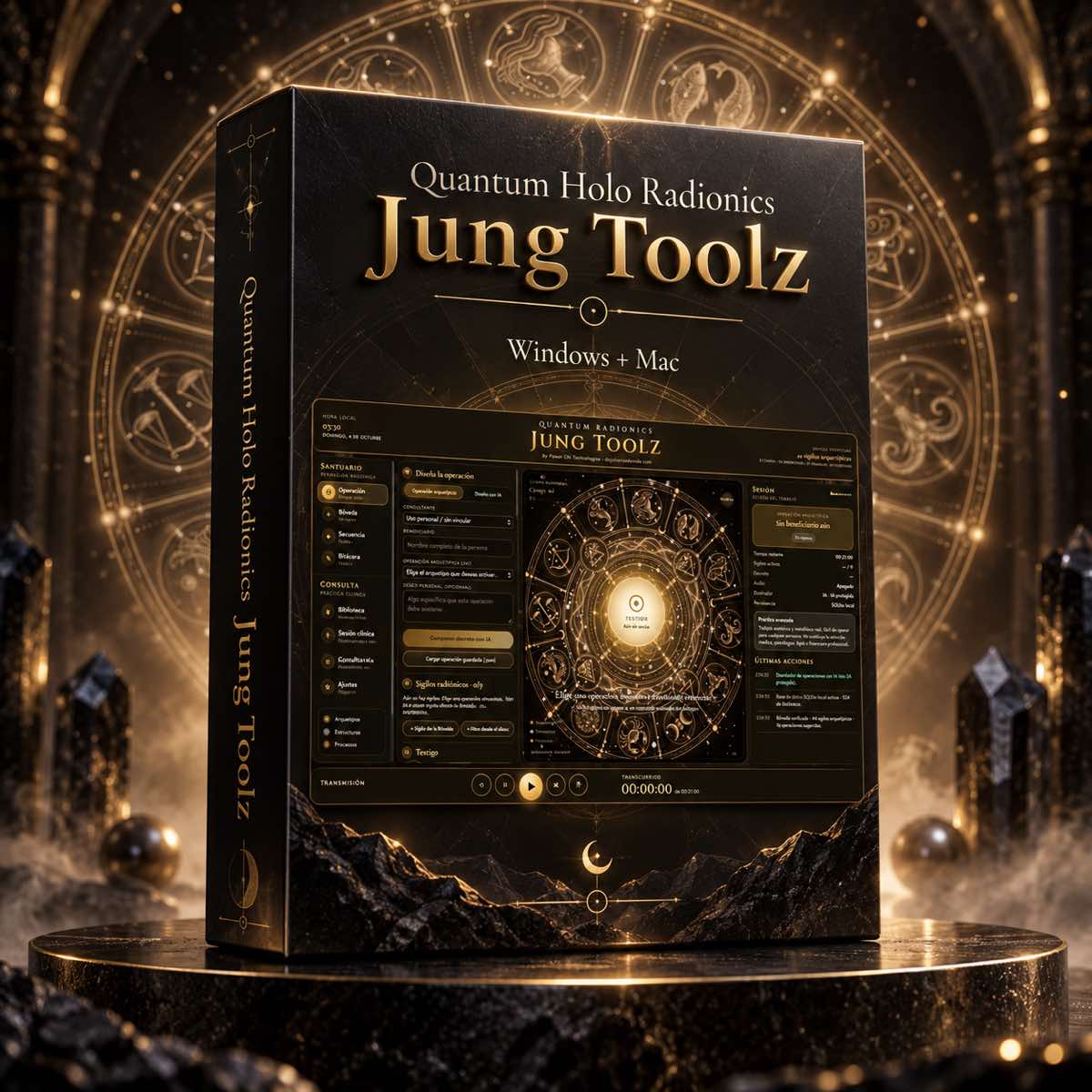 Quantum Holo Radionics Jung Toolz Caja premium de Quantum Holo Radionics Jung Toolz