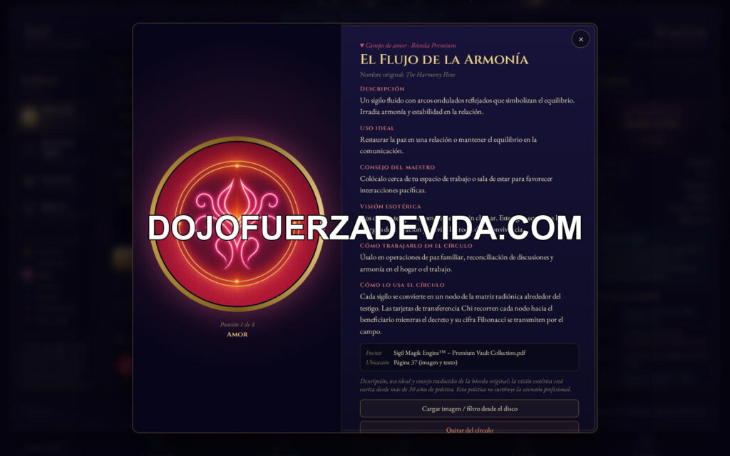 Quantum Holo Radionics Magia Ultra Toolz - 05 sigil position card watermarked