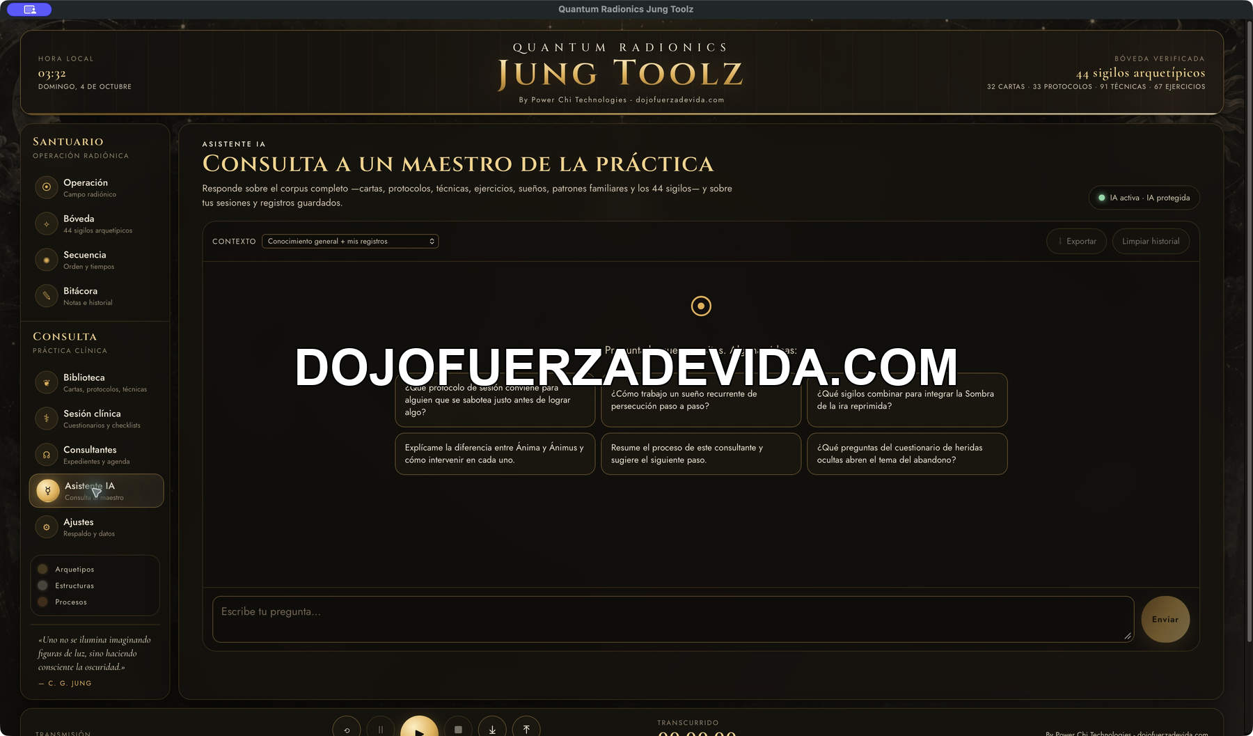 Asistente IA protegido Asistente de inteligencia artificial con conocimiento especializado